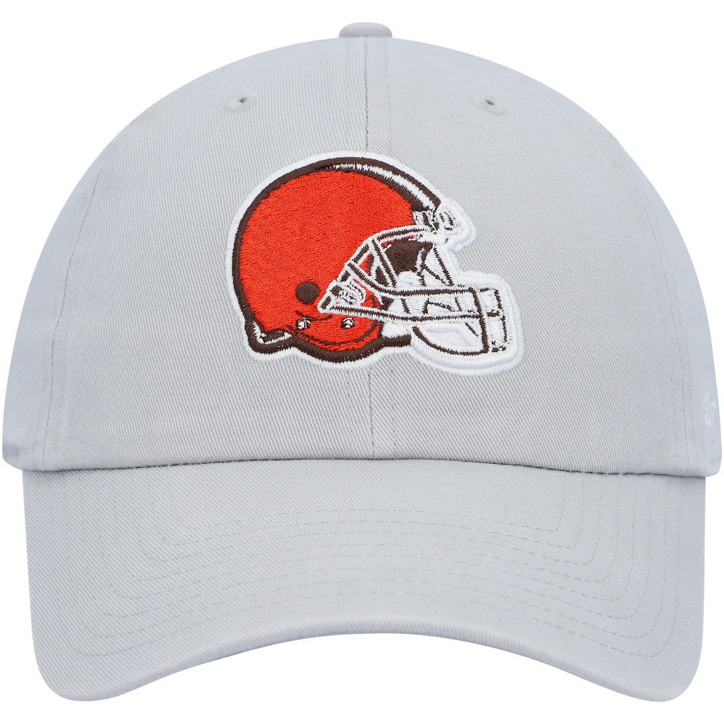 Cleveland Browns '47 Team Clean Up Adjustable Hat Gray - 47 brand