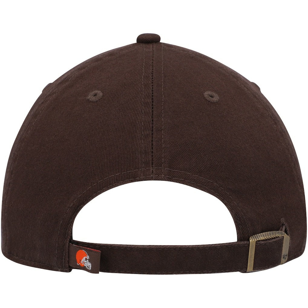 Cleveland Browns '47 Youth Team Logo Clean Up Adjustable Hat Brown - 47 brand