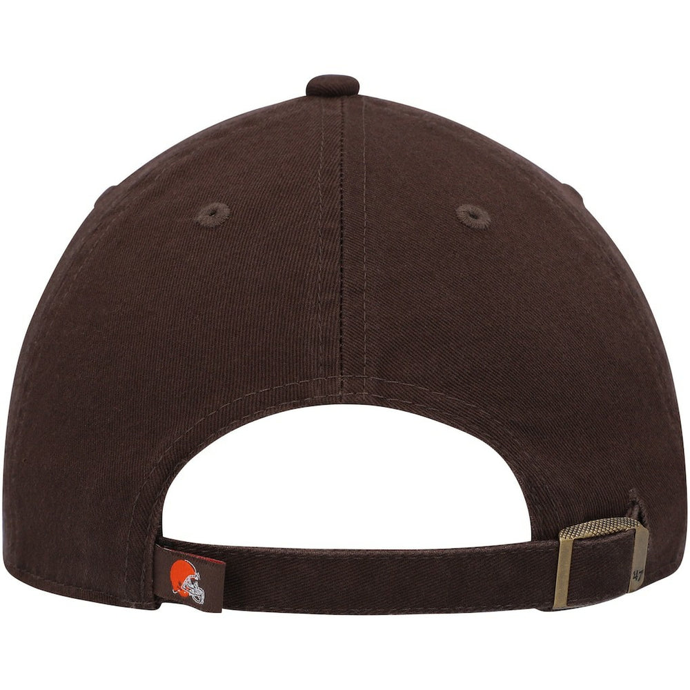 Cleveland Browns '47 Youth Team Logo Clean Up Adjustable Hat Brown - 47 brand