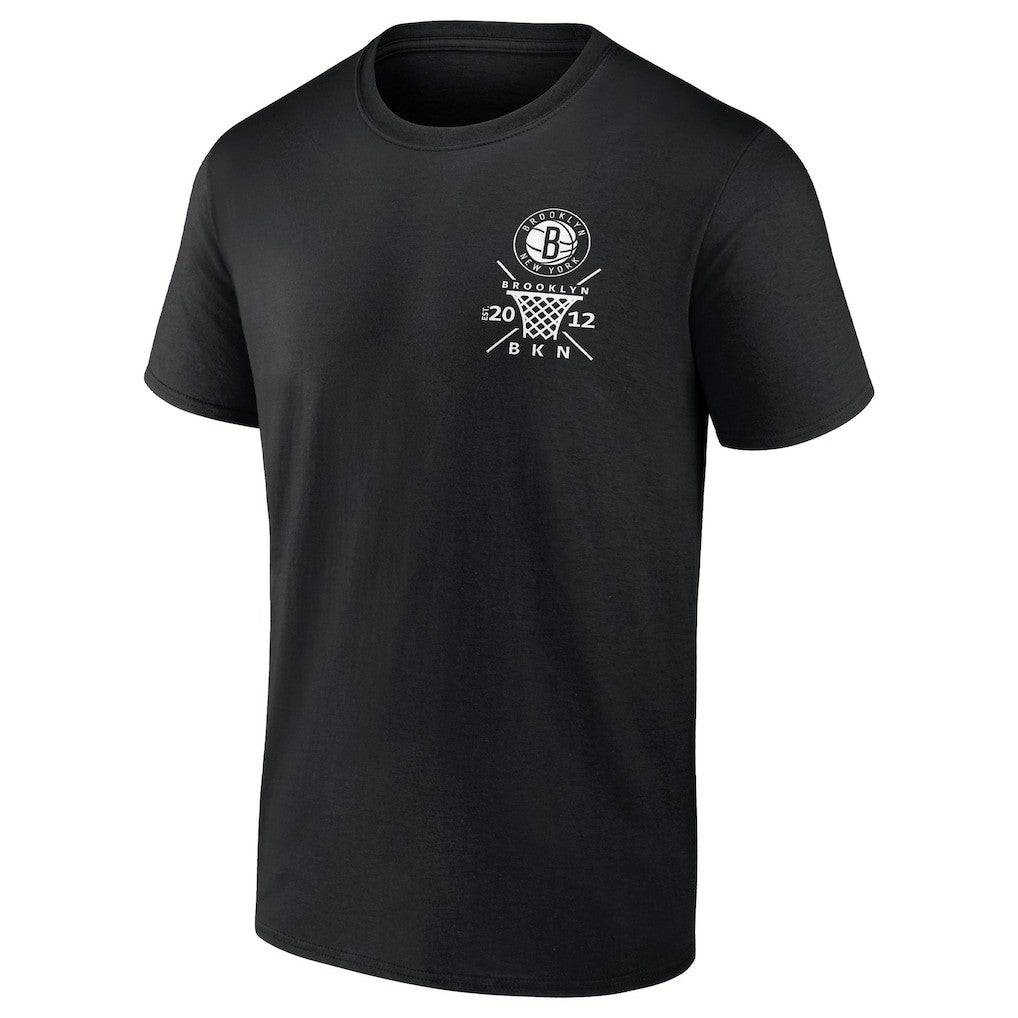 Fanatics - Brooklyn Nets Court Street Collective T-Shirt - Black