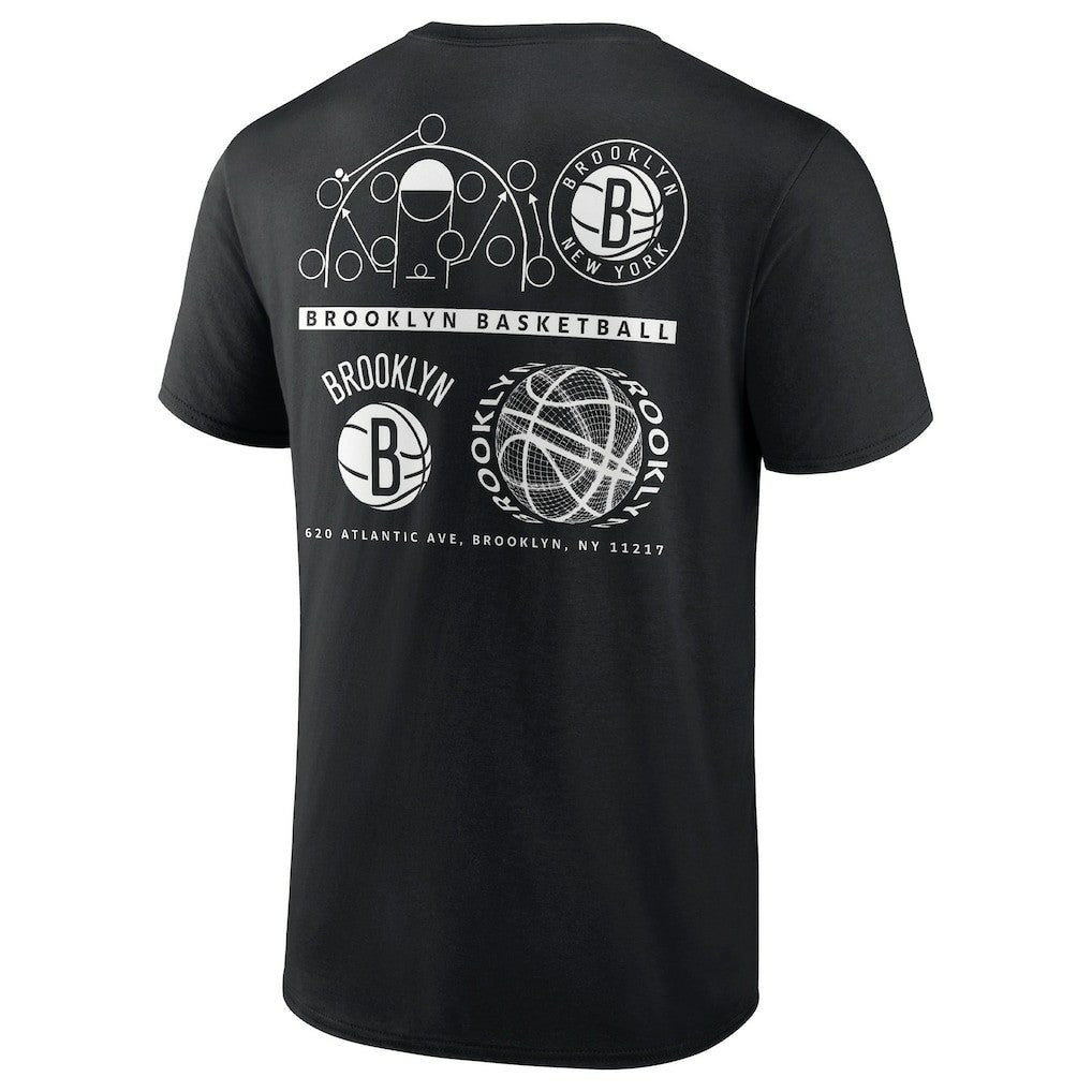 Fanatics - Brooklyn Nets Court Street Collective T-Shirt - Black