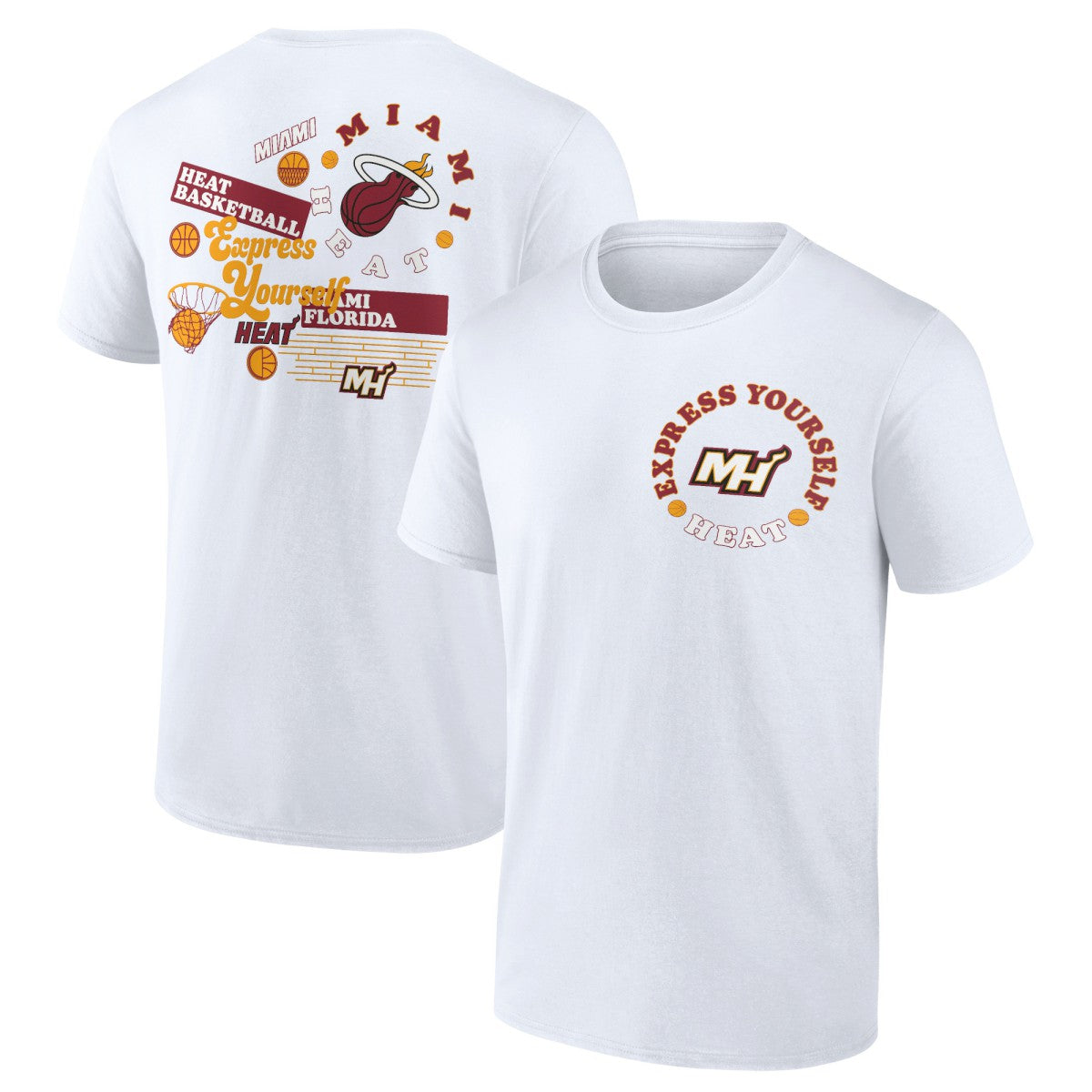 Fanatics - Miami Heat Street Collective T-Shirt - White