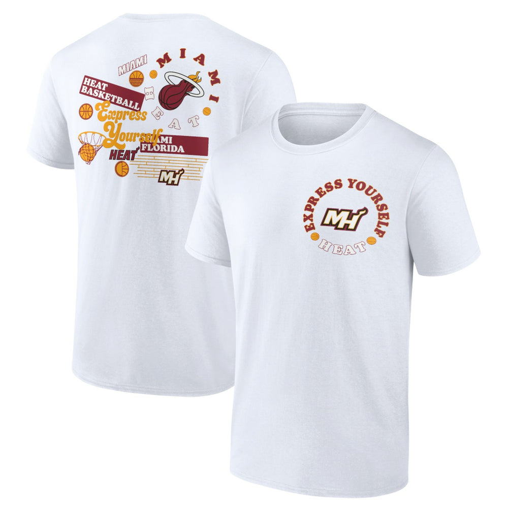 Fanatics - Miami Heat Street Collective T-Shirt - White