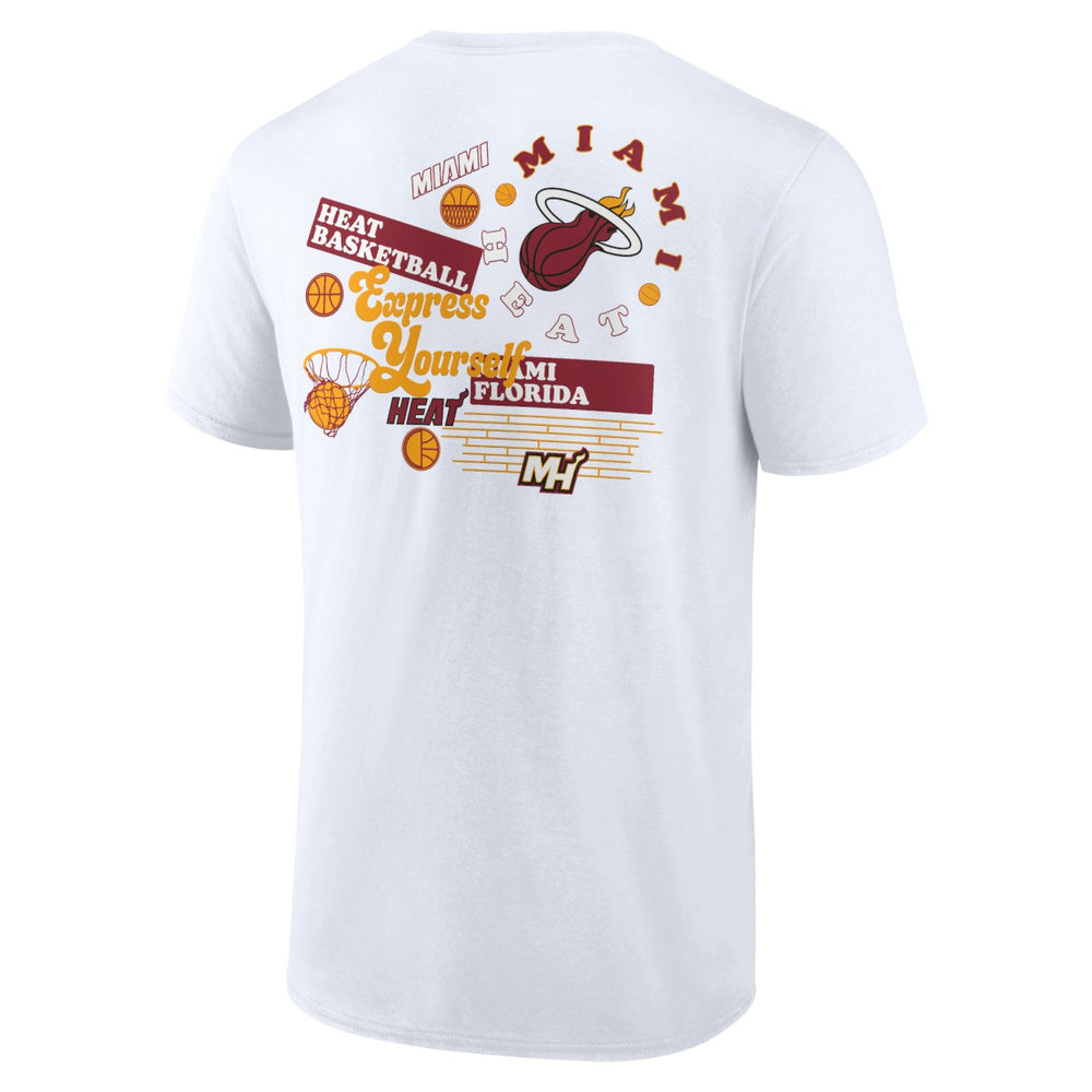 Fanatics - Miami Heat Street Collective T-Shirt - White