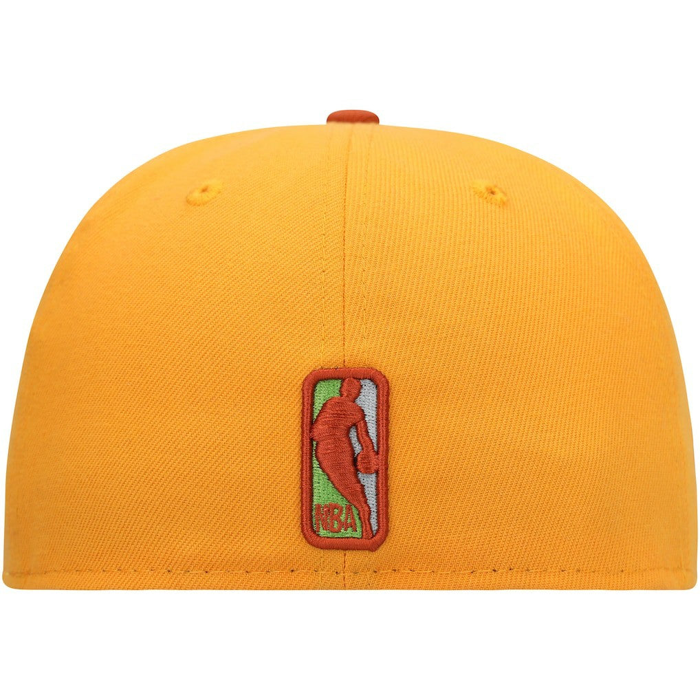 New Era - Philadelphia 76ers 59FIFTY Fitted Hat - Gold/Rust
