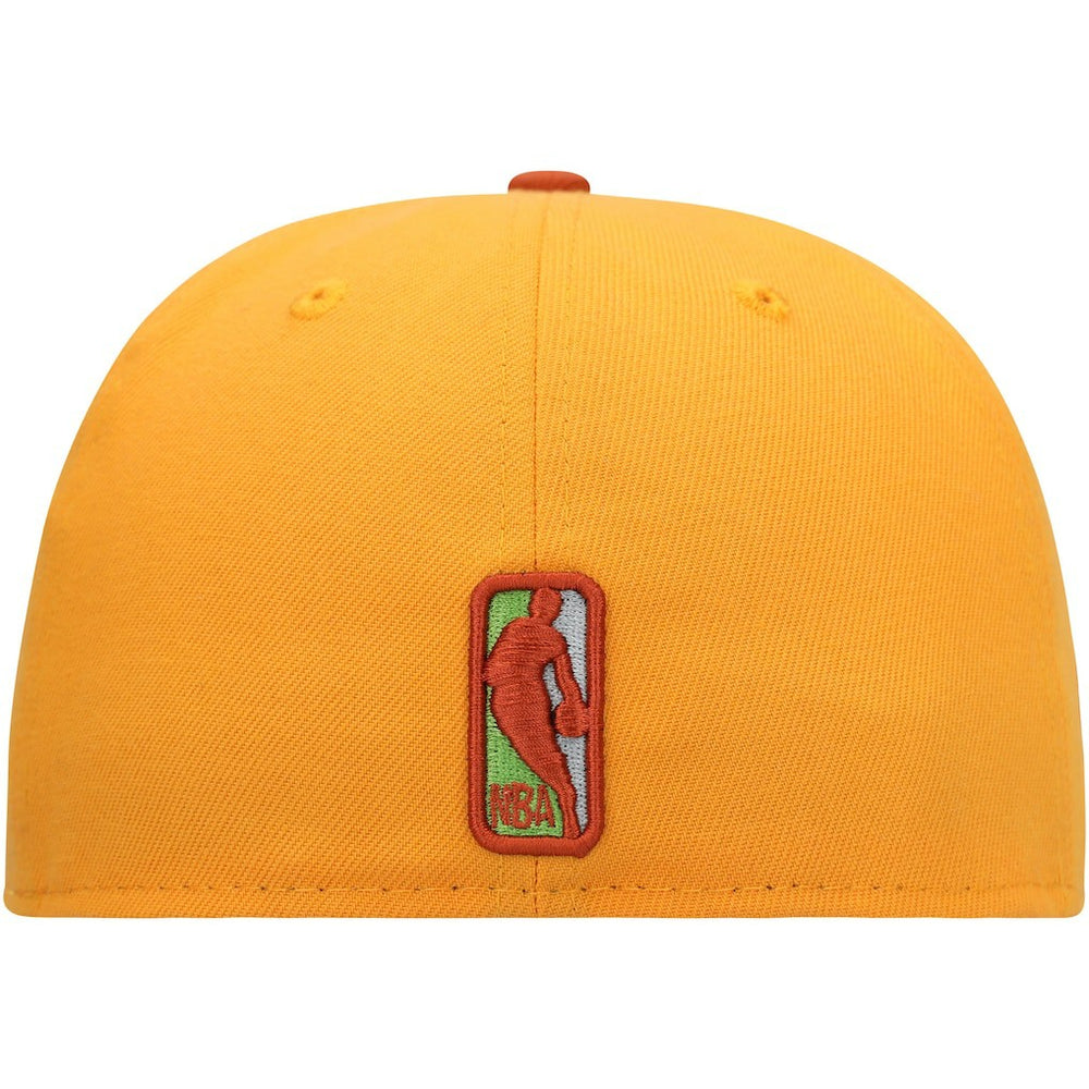 New Era - Philadelphia 76ers 59FIFTY Fitted Hat - Gold/Rust