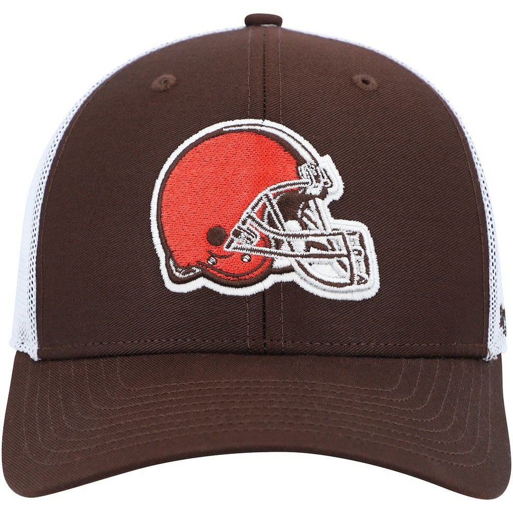 Cleveland Browns '47 Trophy Trucker Flex Hat Brown/White - 47 brand