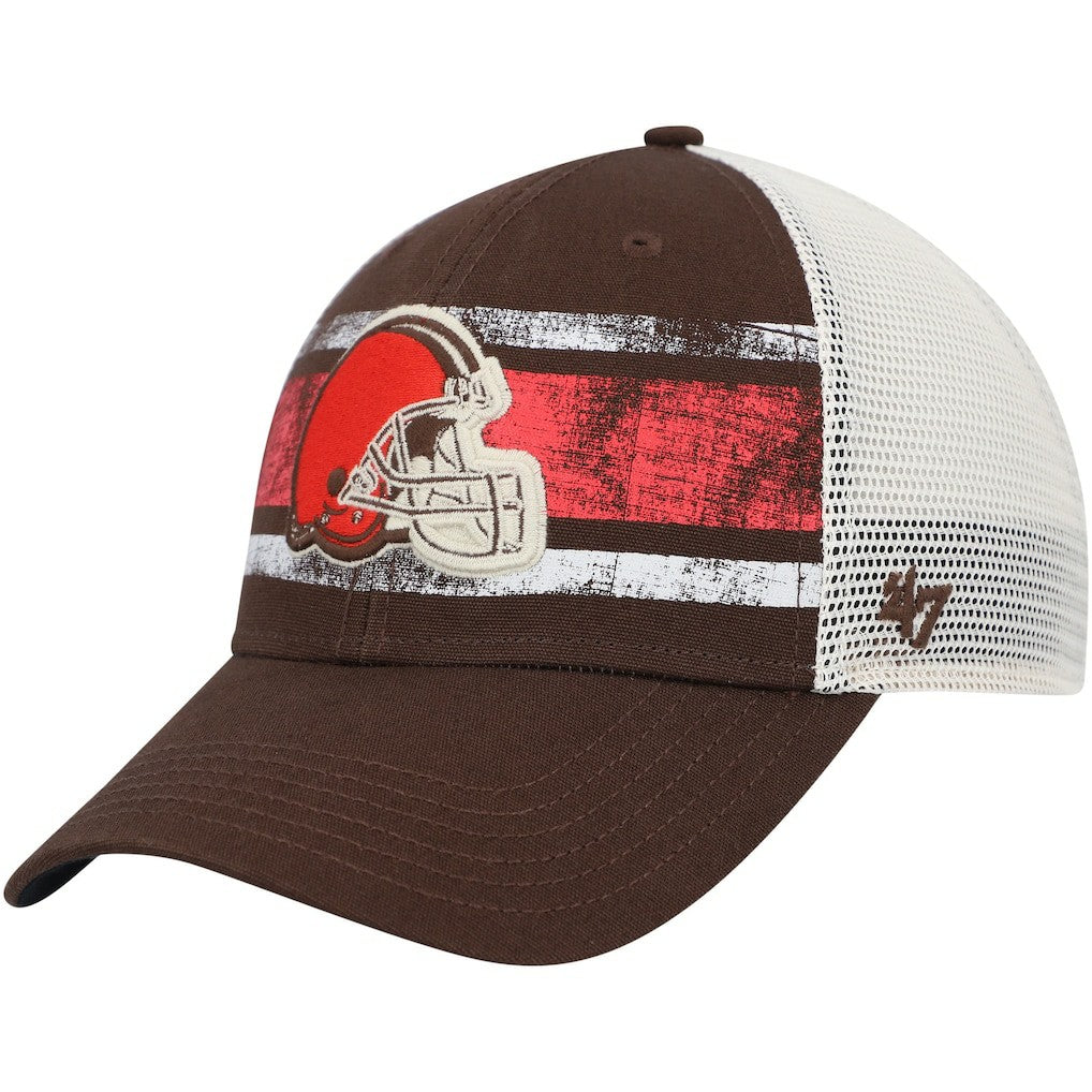Cleveland Browns '47 Interlude MVP Trucker Snapback Hat Brown/White - 47 brand