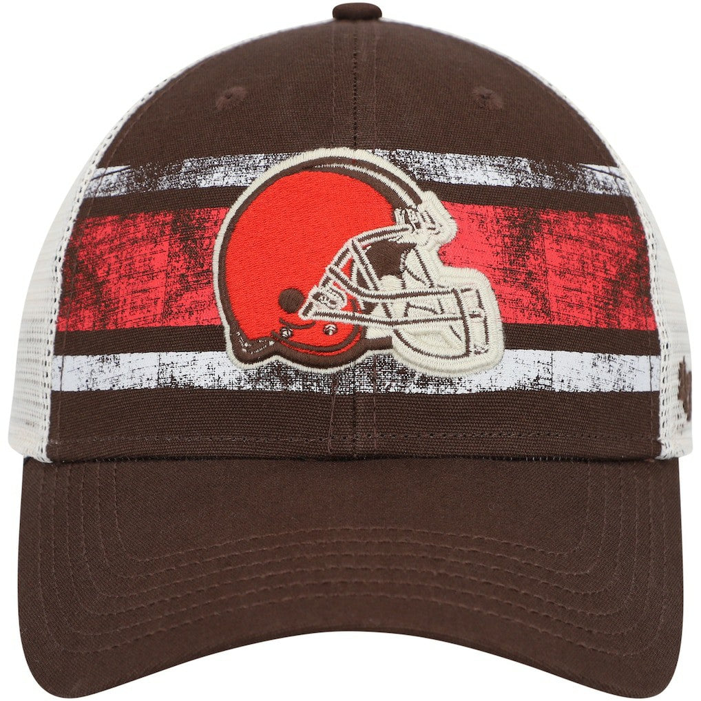 Cleveland Browns '47 Interlude MVP Trucker Snapback Hat Brown/White - 47 brand