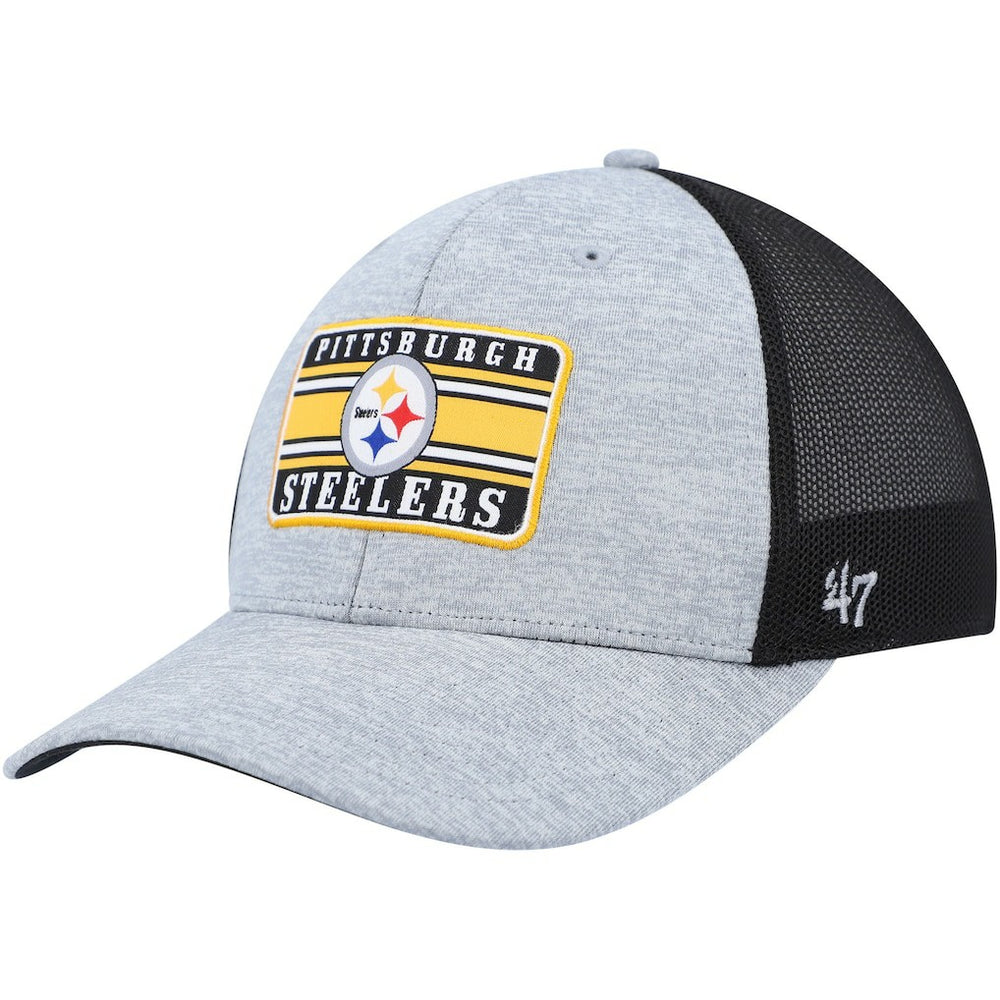 Pittsburgh Steelers '47 Motivator Flex Hat Heathered Gray/Black - 47 brand