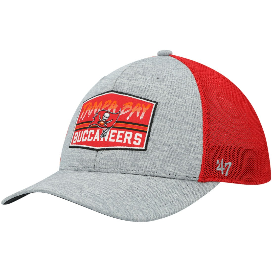 Tampa Bay Buccaneers '47 Motivator Flex Hat Heathered Gray/Red - 47 brand