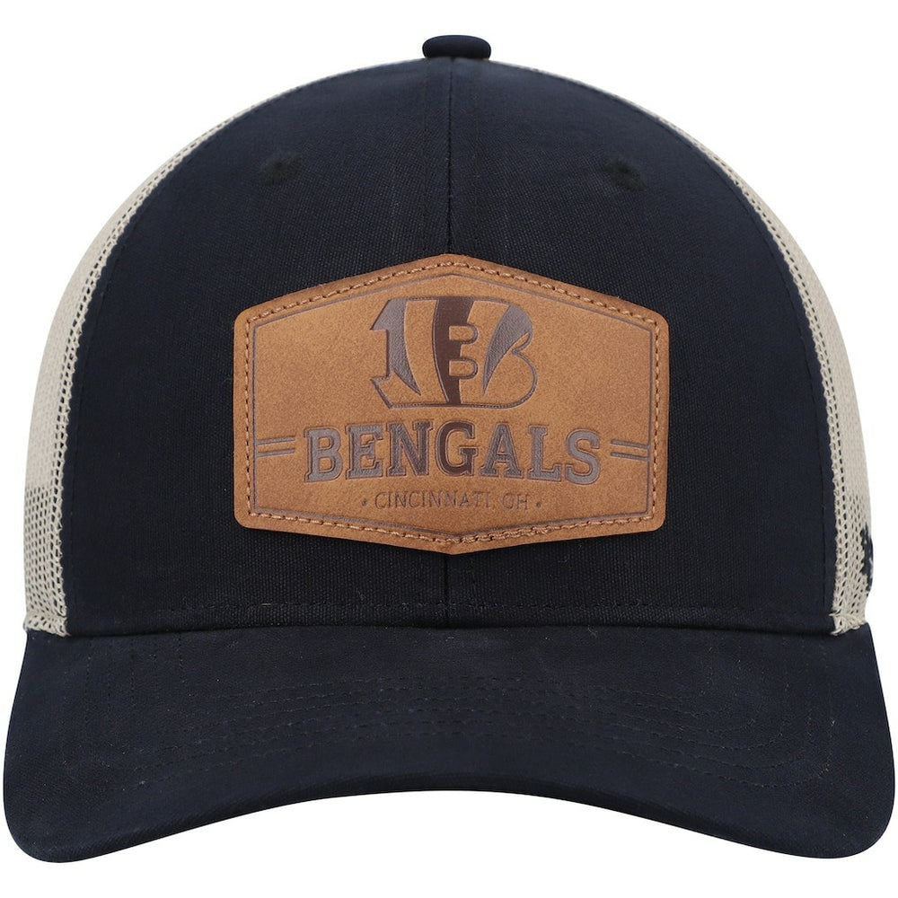 Cincinnati Bengals '47 Rawhide Trucker Adjustable Hat Dark Navy/Natural - 47 brand