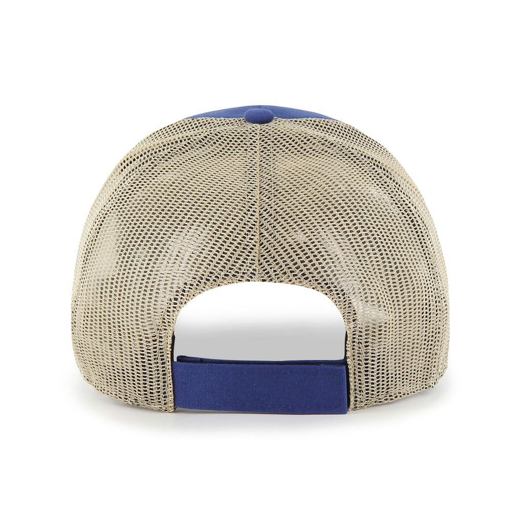 New York Giants '47 Rawhide Trucker Adjustable Hat Royal/Natural - 47 brand