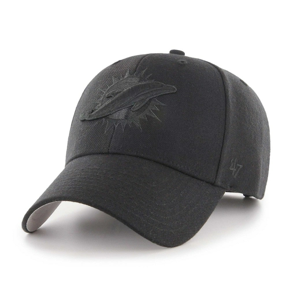Miami Dolphins '47 Tonal MVP Adjustable Hat Black - 47 brand