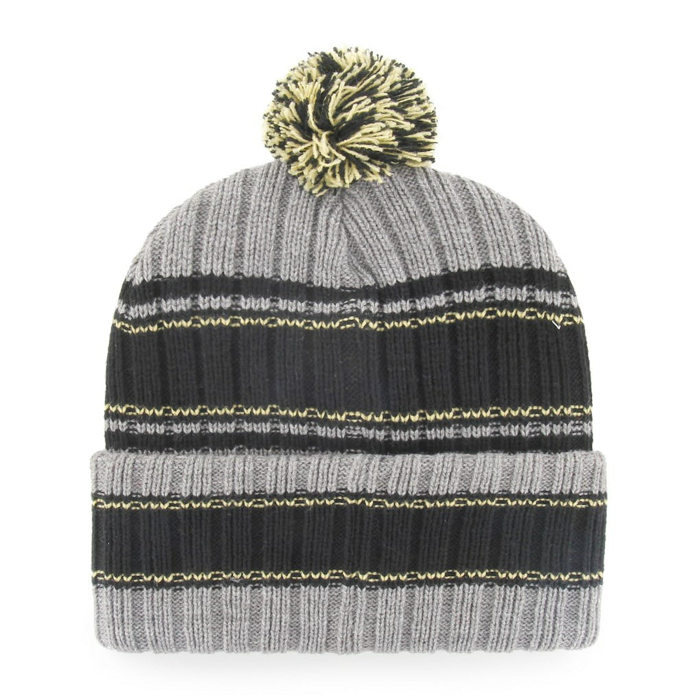 New Orleans Saints '47 Rexford Cuffed Knit Hat with Pom Graphite/Black - 47 brand