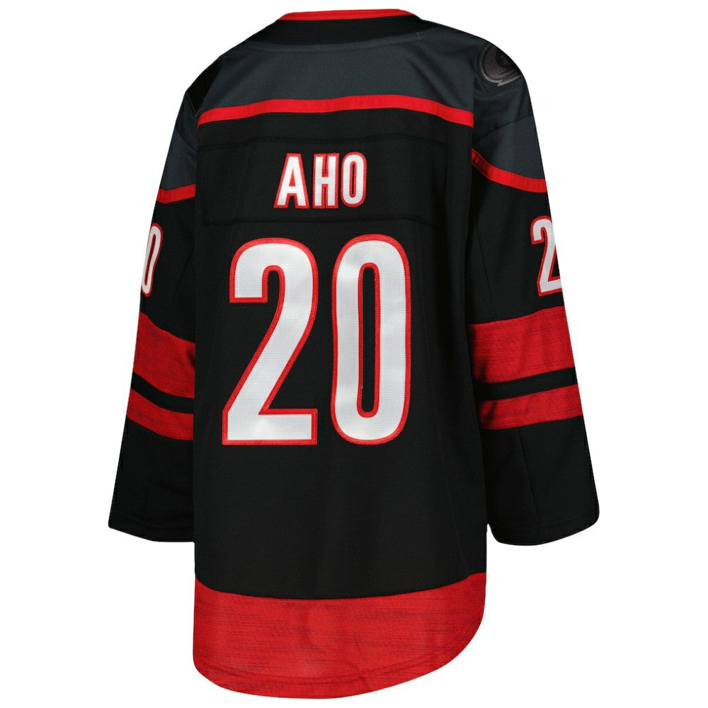 Sebastian Aho Carolina Hurricanes - Youth Home Premier Player Jersey Black