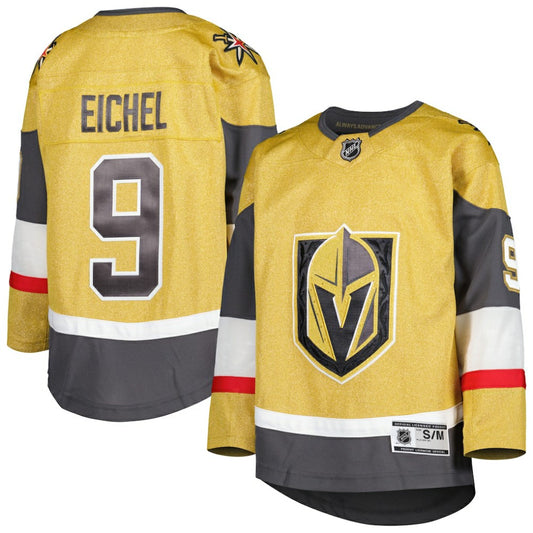 Jack Eichel Vegas Golden Knights Youth Home Premier Player Jersey - Gold | NHL Jerseys