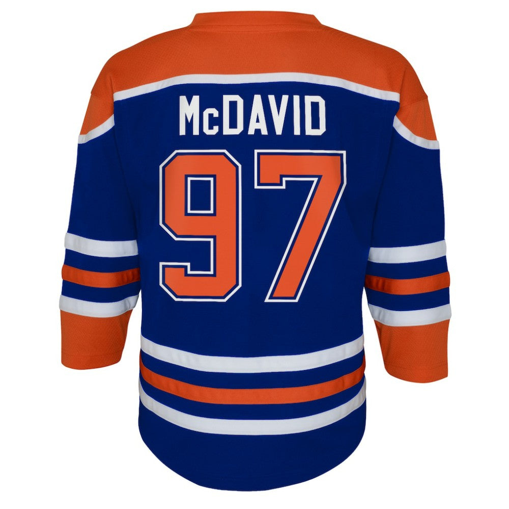 Connor McDavid Edmonton Oilers Youth Home Replica Player Jersey - Royal | NHL Jerseys