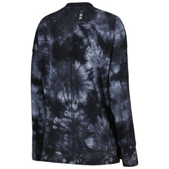 Las Vegas Raiders MSX by Michael Strahan Women's Bailey Tie-Dye Pullover Sweatshirt Black - NFL
