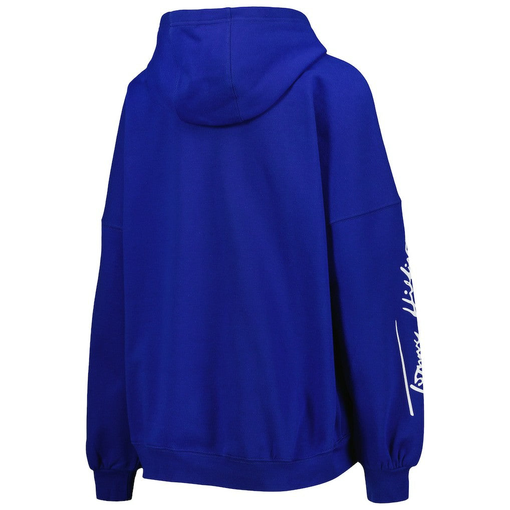 Buffalo Bills Tommy Hilfiger Women's Becca Drop Shoulder Pullover Hoodie Royal - NFL