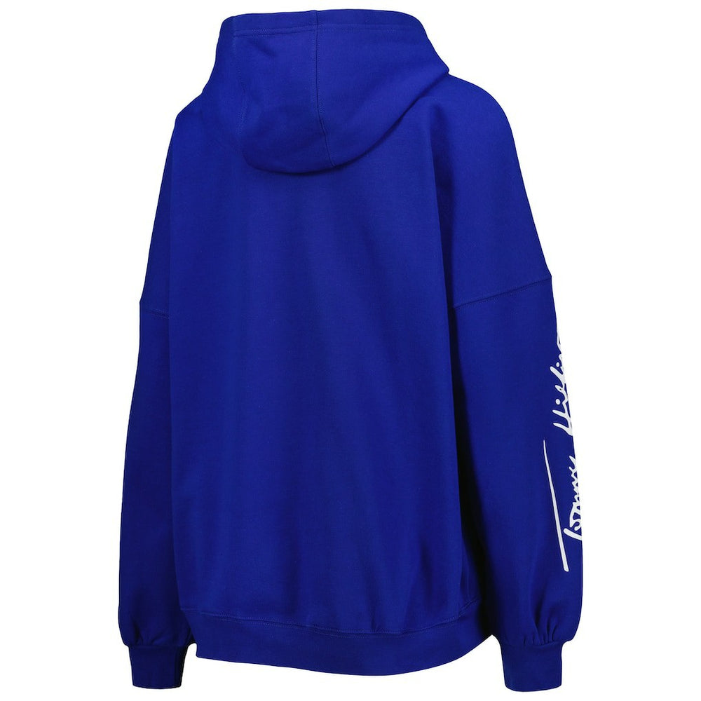 Buffalo Bills Tommy Hilfiger Women's Becca Drop Shoulder Pullover Hoodie Royal - NFL