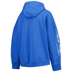 Los Angeles Chargers Tommy Hilfiger Women's Becca Drop Shoulder Pullover Hoodie Powder Blue - NFL
