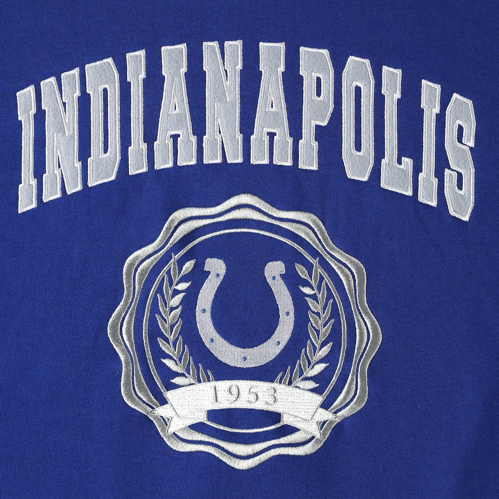 Indianapolis Colts Tommy Hilfiger Women's Becca Drop Shoulder Pullover Hoodie Royal - NFL