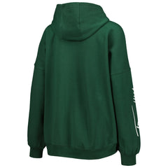 Green Bay Packers Tommy Hilfiger Women's Becca Drop Shoulder Pullover Hoodie Green - NFL