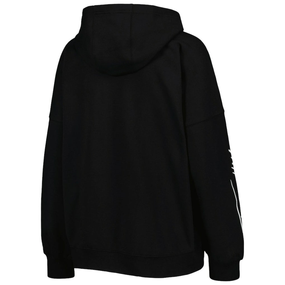 Pittsburgh Steelers Tommy Hilfiger Women's Becca Drop Shoulder Pullover Hoodie Black - NFL