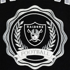 Las Vegas Raiders Tommy Hilfiger Women's Becca Drop Shoulder Pullover Hoodie Black - NFL