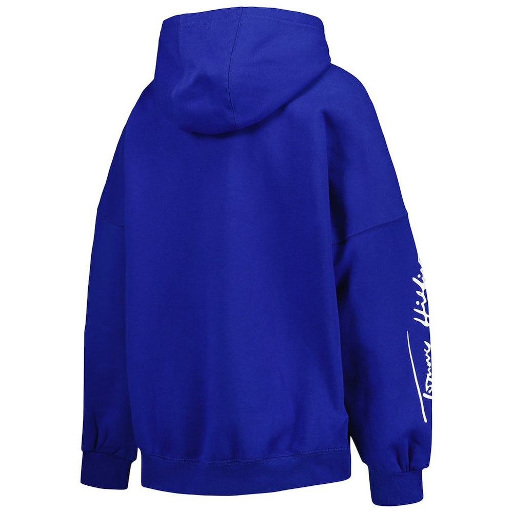 Los Angeles Rams Tommy Hilfiger Women's Becca Drop Shoulder Pullover Hoodie Royal - NFL