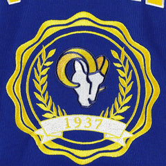 Los Angeles Rams Tommy Hilfiger Women's Becca Drop Shoulder Pullover Hoodie Royal - NFL