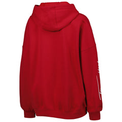 Tampa Bay Buccaneers Tommy Hilfiger Women's Becca Drop Shoulder Pullover Hoodie Red - NFL