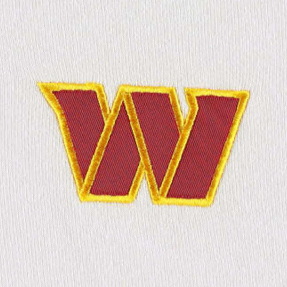 Washington Commanders DKNY Sport Women's Bobbi Color Blocked Pullover Hoodie White/Burgundy - NFL