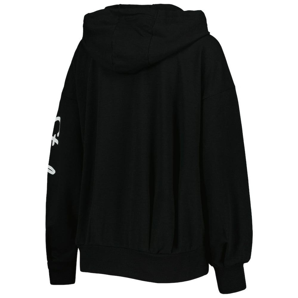 Pittsburgh Steelers MSX by Michael Strahan Women's Emerson Lightweight Full-Zip Hoodie Black - NFL