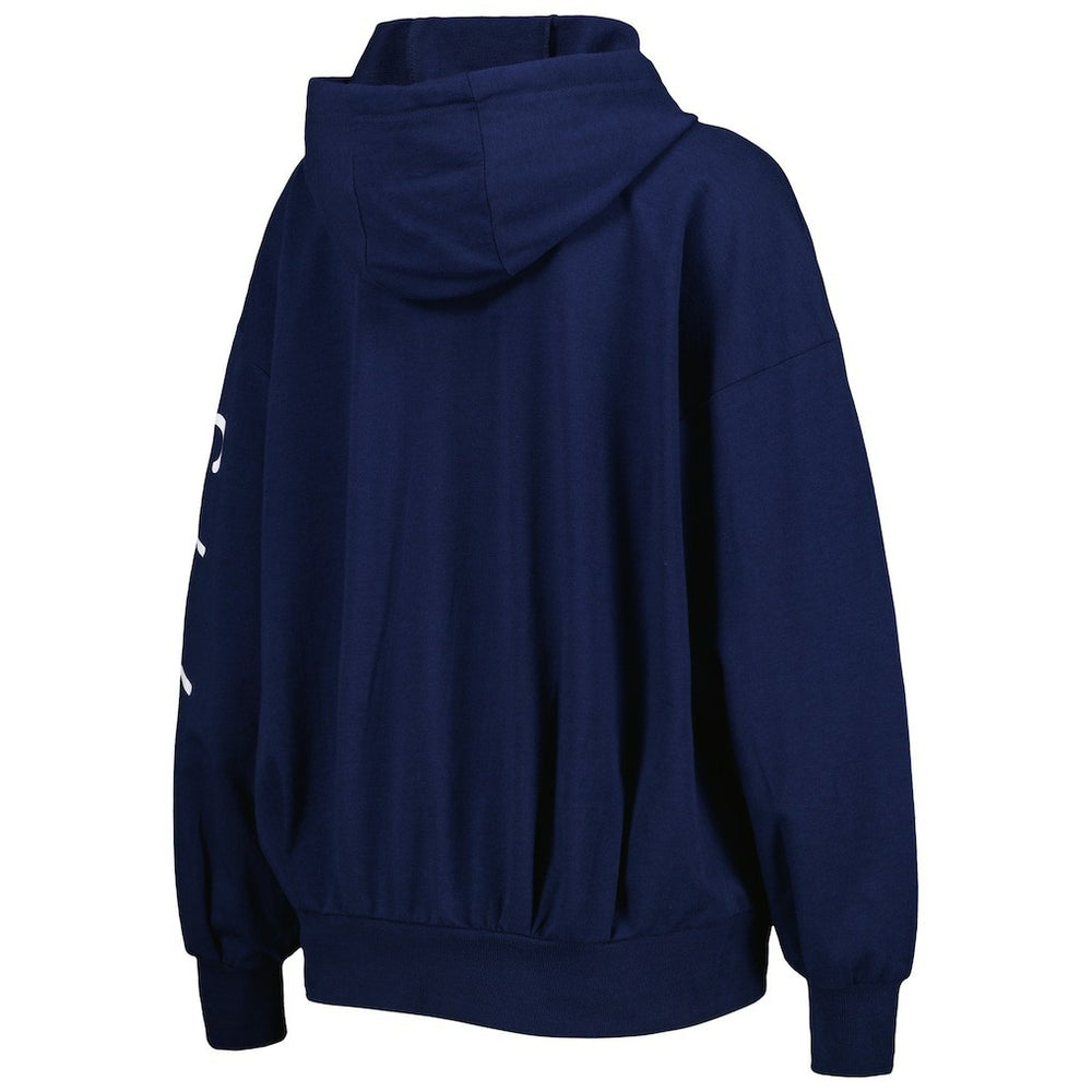 Seattle Seahawks MSX by Michael Strahan Women's Emerson Lightweight Full-Zip Hoodie College Navy - NFL
