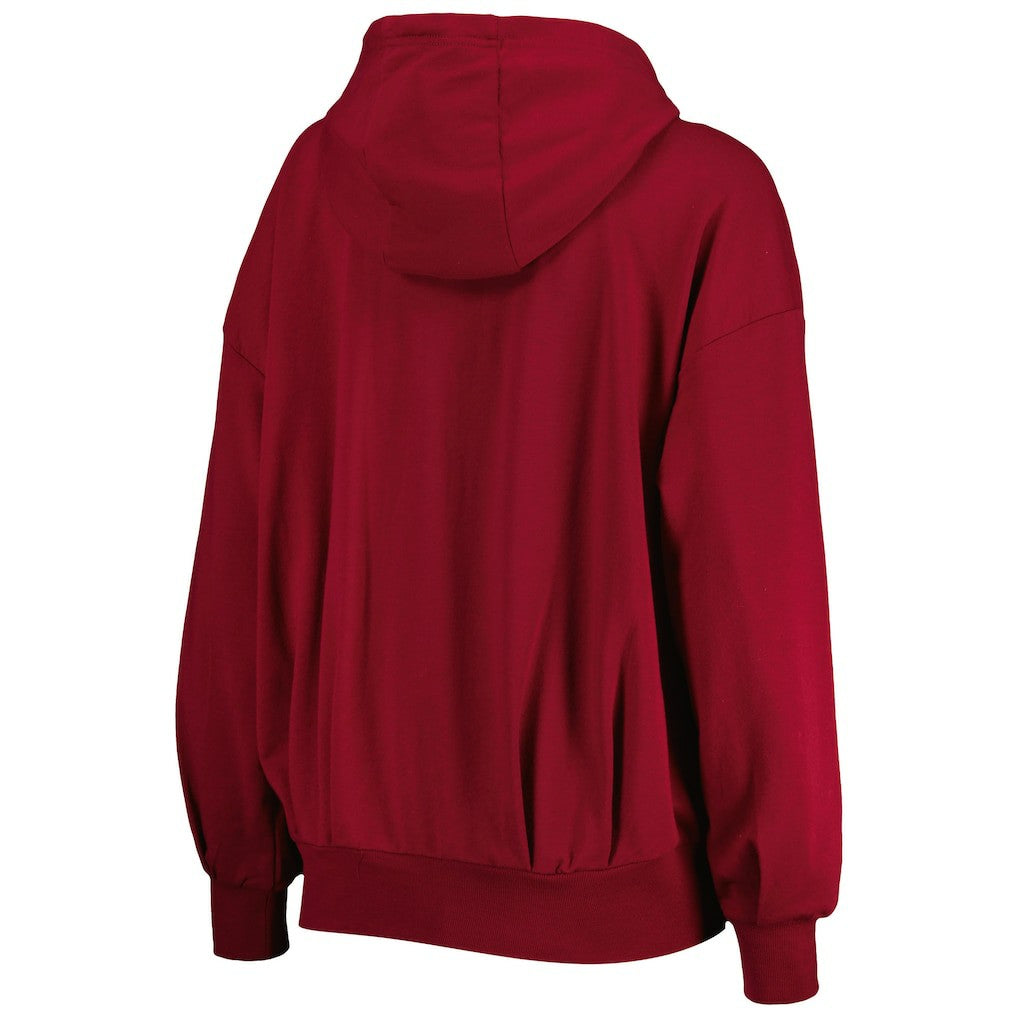 Washington Commanders MSX by Michael Strahan Women's Emerson Lightweight Full-Zip Hoodie Burgundy - NFL