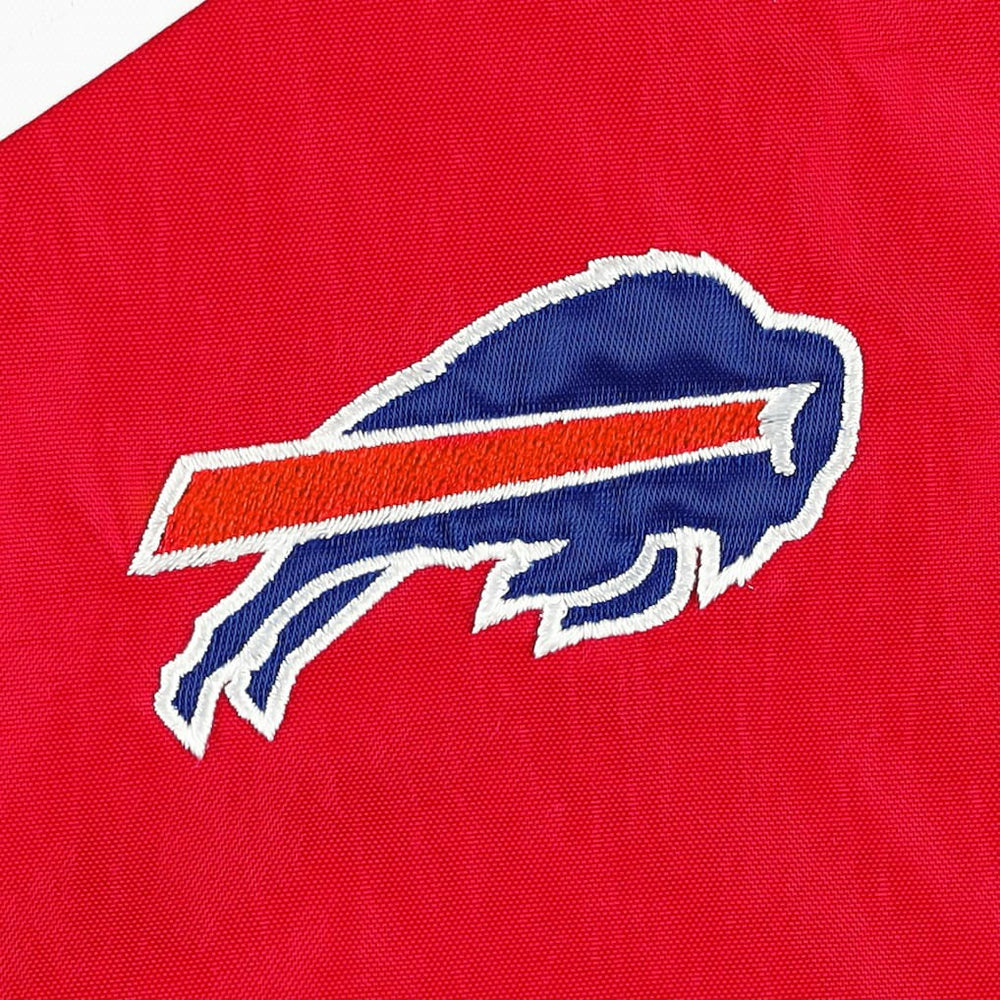 Buffalo Bills Tommy Hilfiger Women's Staci Half-Zip Hoodie Windbreaker Jacket White/Red - NFL