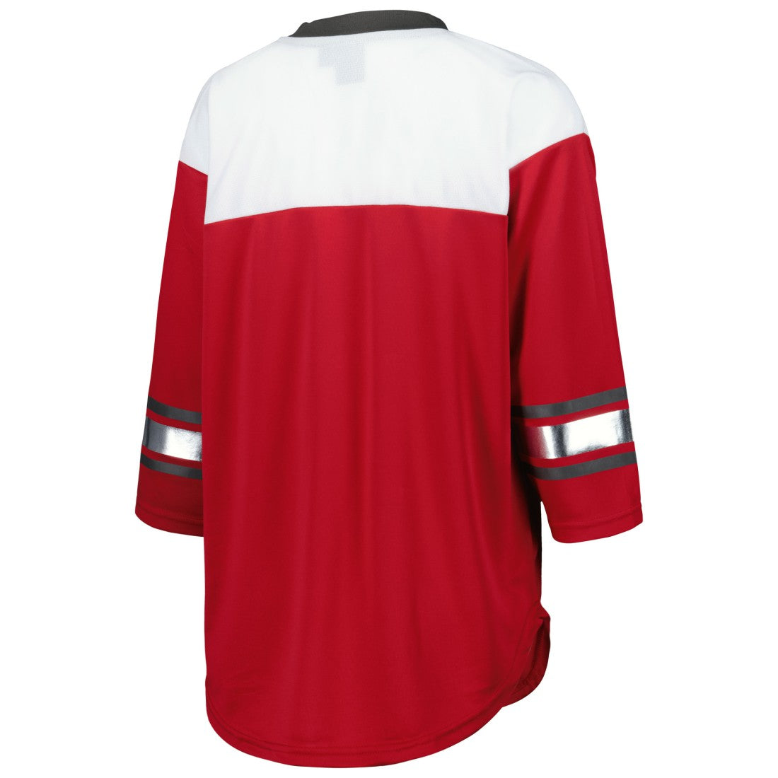 Tampa Bay Buccaneers G-III 4Her by Carl Banks Women's Double Team 3/4-Sleeve Lace-Up T-Shirt Red/White - NFL