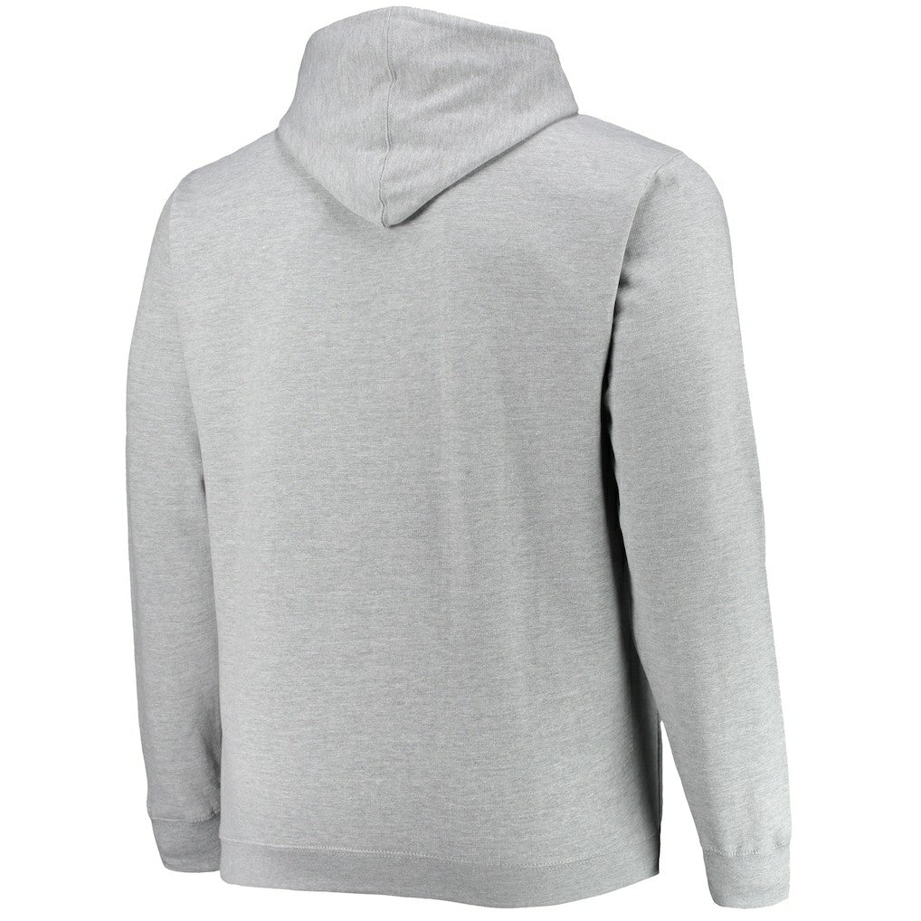 NBA - Philadelphia 76ers Big & Tall Heart & Soul Pullover Hoodie - Heathered Gray