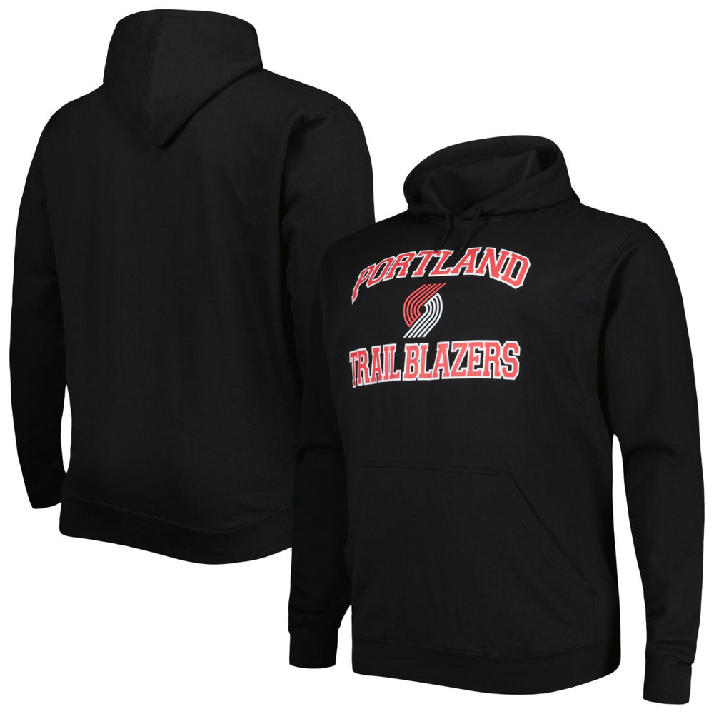 NBA - Portland Trail Blazers Big & Tall Heart & Soul Pullover Hoodie - Black