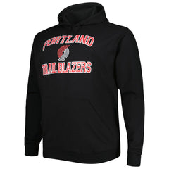 NBA - Portland Trail Blazers Big & Tall Heart & Soul Pullover Hoodie - Black