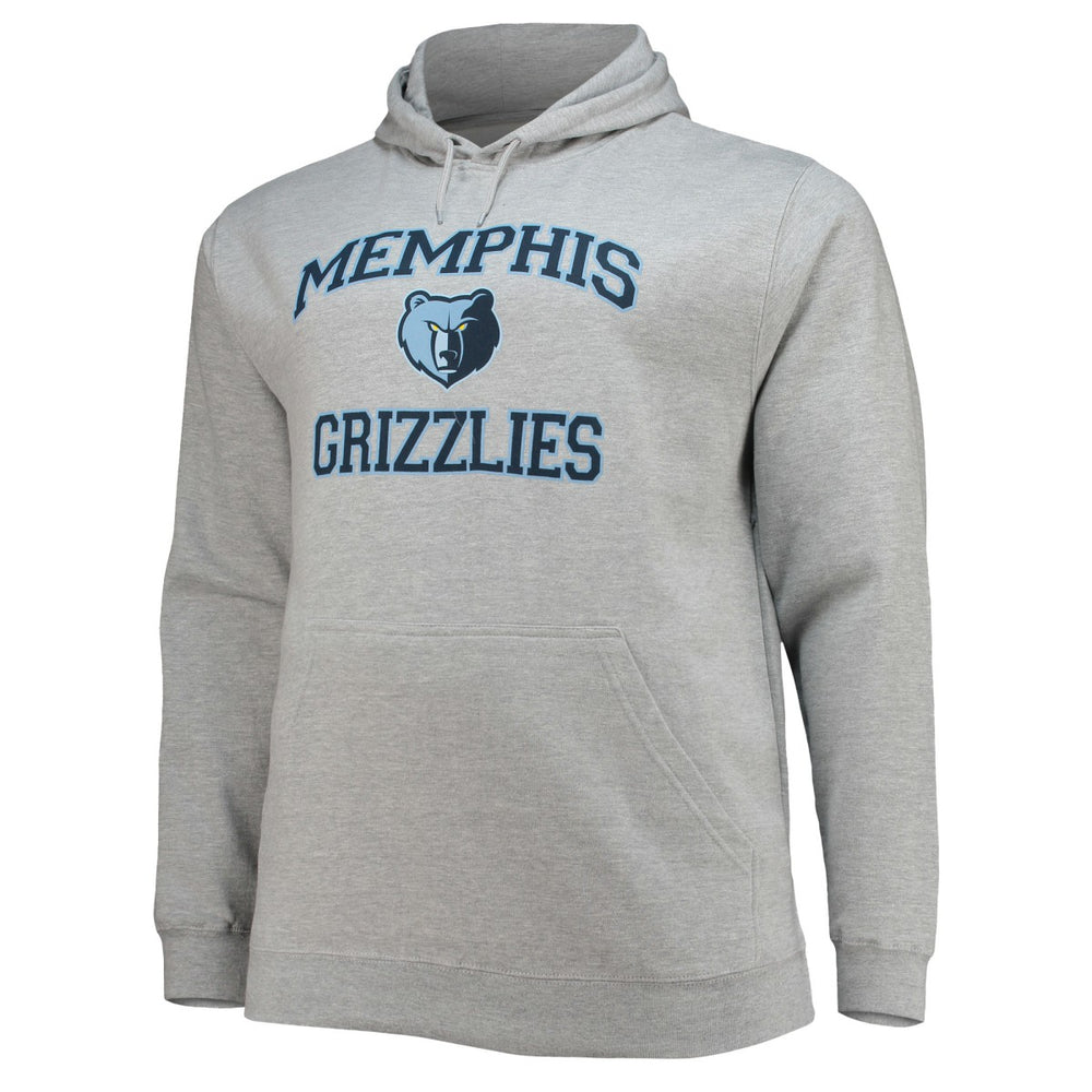 NBA - Memphis Grizzlies Big & Tall Heart & Soul Pullover Hoodie - Heathered Gray