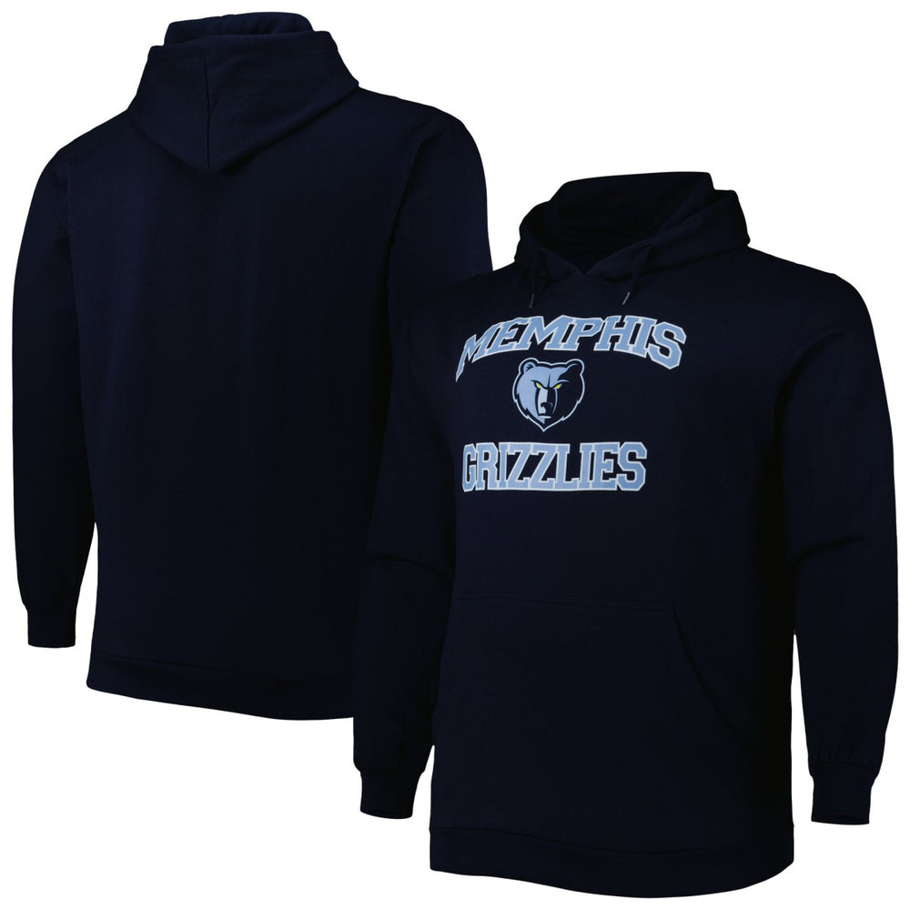 NBA - Memphis Grizzlies Big & Tall Heart & Soul Pullover Hoodie - Navy