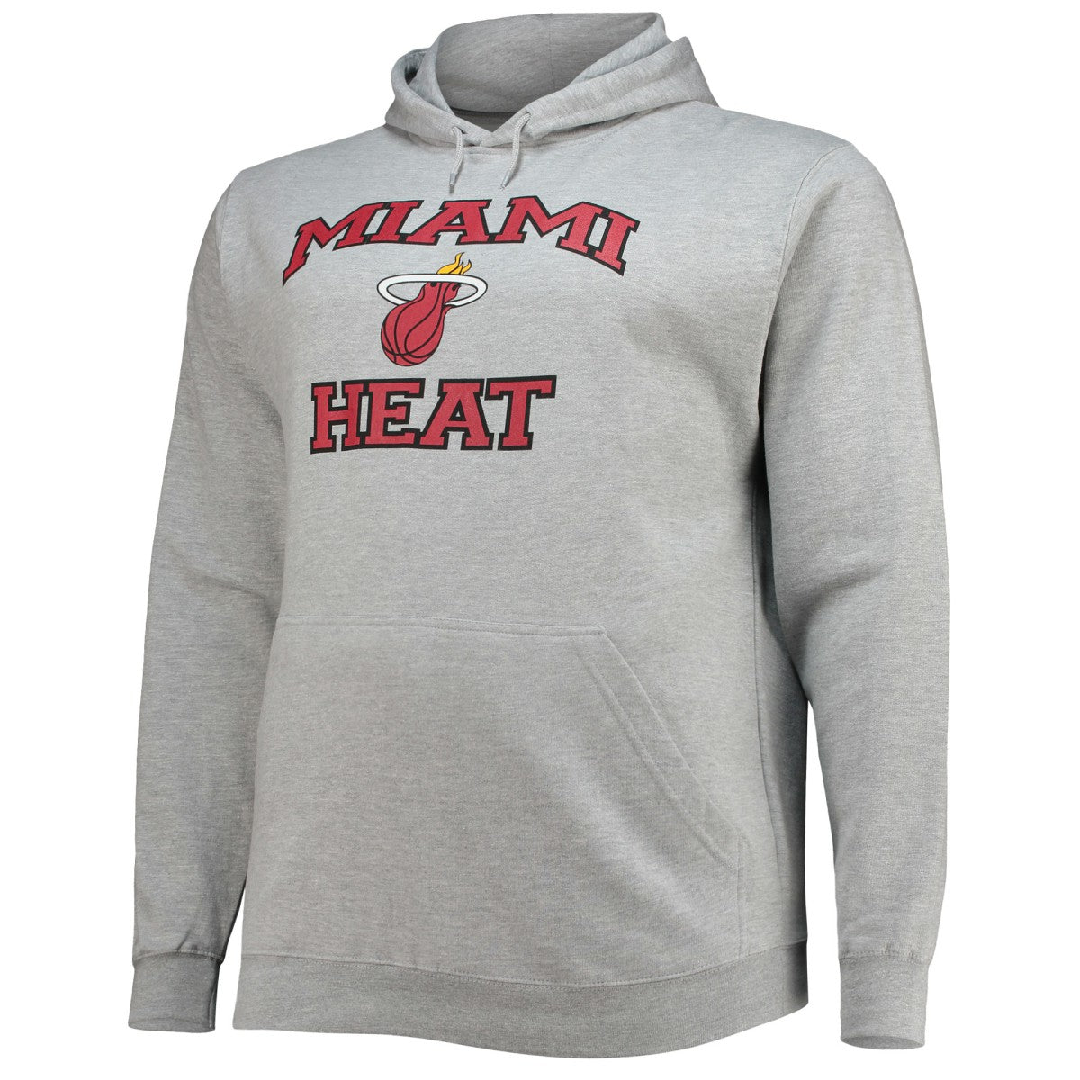 NBA - Miami Heat Big & Tall Heart & Soul Pullover Hoodie - Heathered Gray