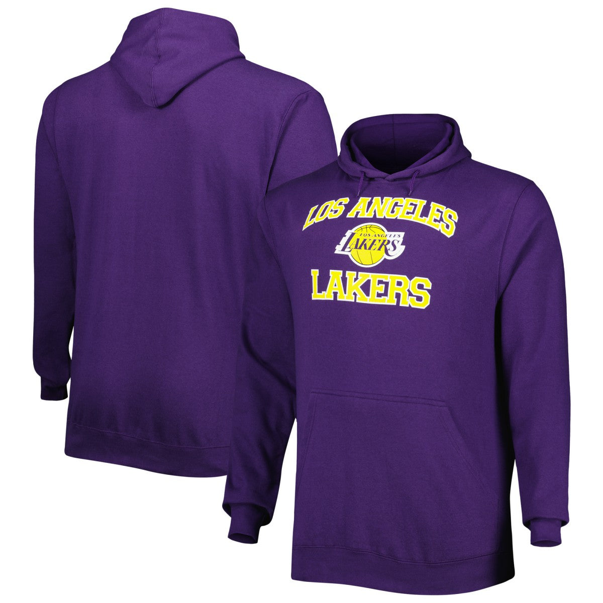 NBA - Los Angeles Lakers Big & Tall Heart & Soul Pullover Hoodie - Purple