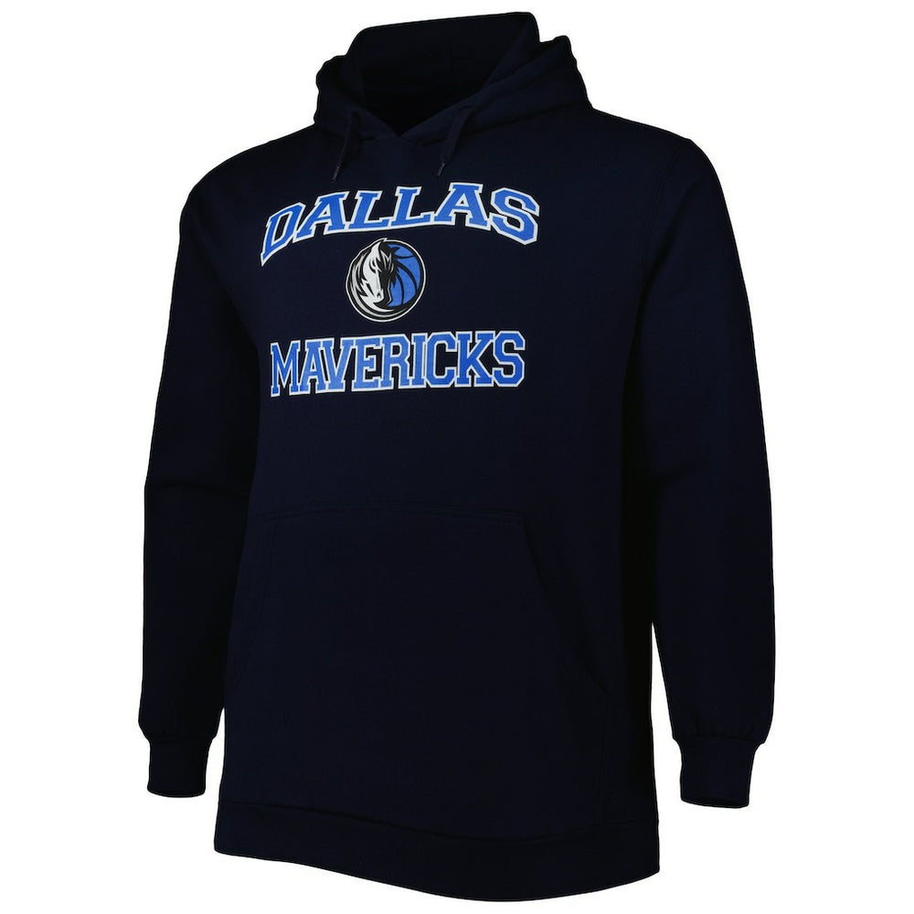 NBA - Dallas Mavericks Big & Tall Heart & Soul Pullover Hoodie - Navy