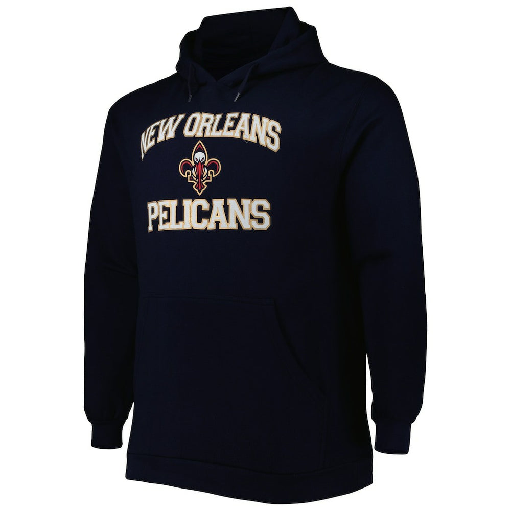 NBA - New Orleans Pelicans Big & Tall Heart & Soul Pullover Hoodie - Navy