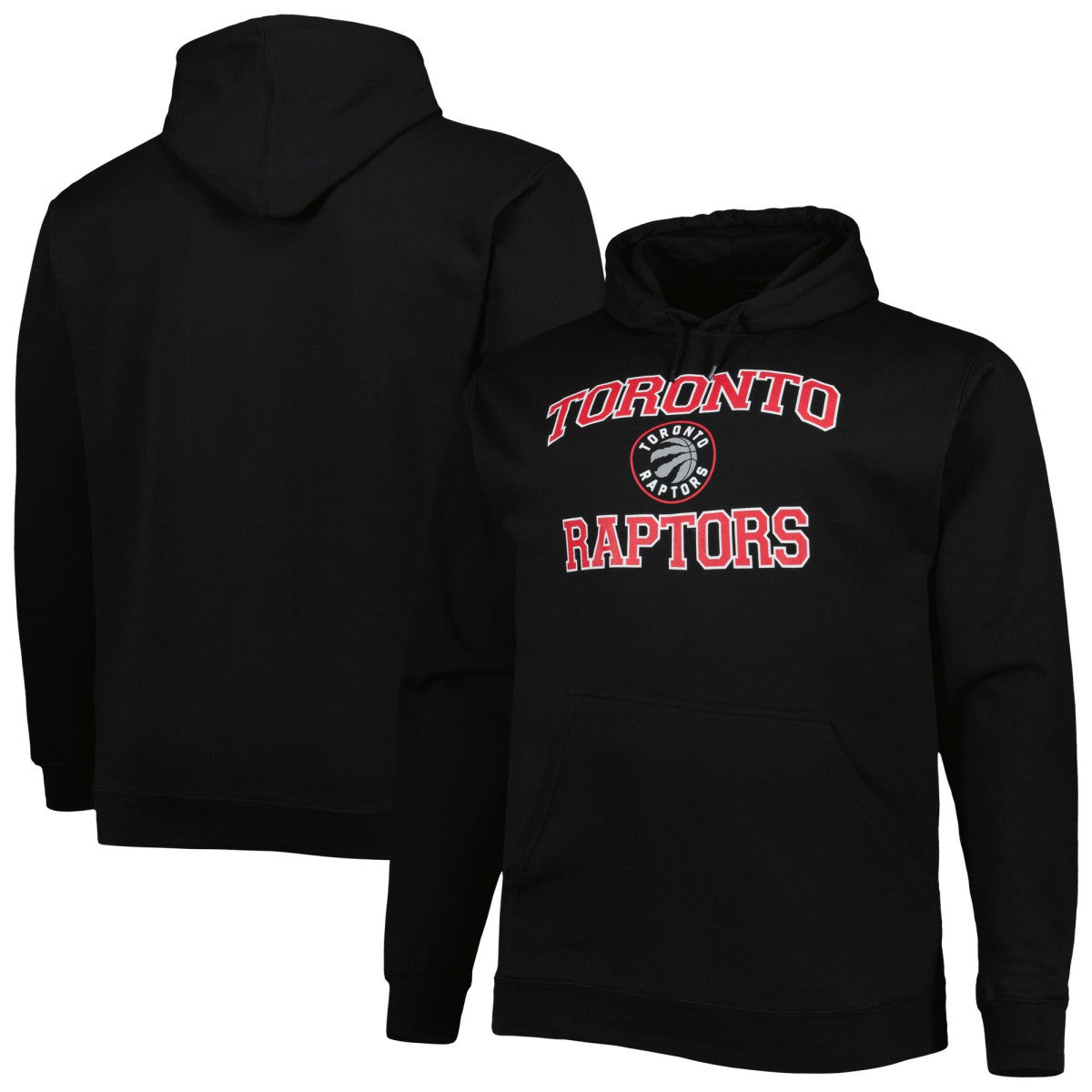 NBA - Toronto Raptors Big & Tall Heart & Soul Pullover Hoodie - Black