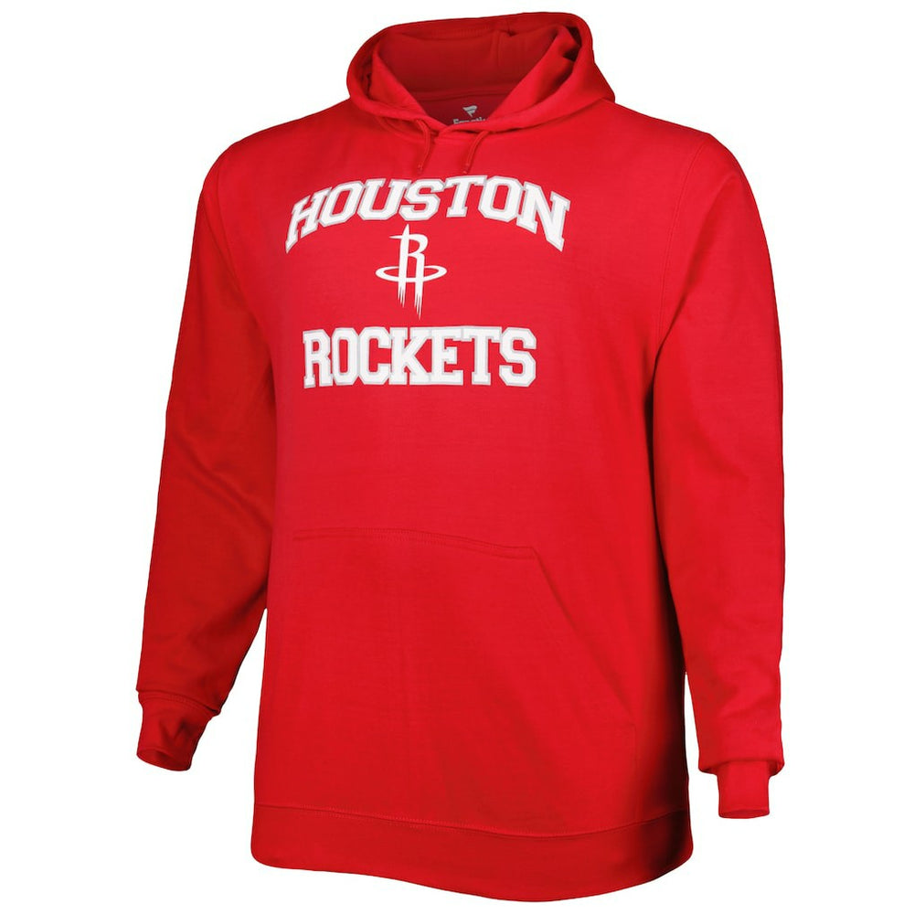 NBA - Houston Rockets Big & Tall Heart & Soul Pullover Hoodie - Red